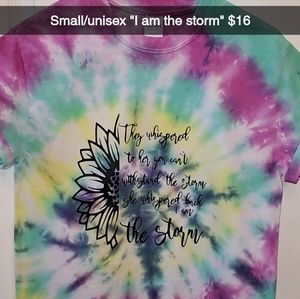 Custom tye dye vinyl shirts